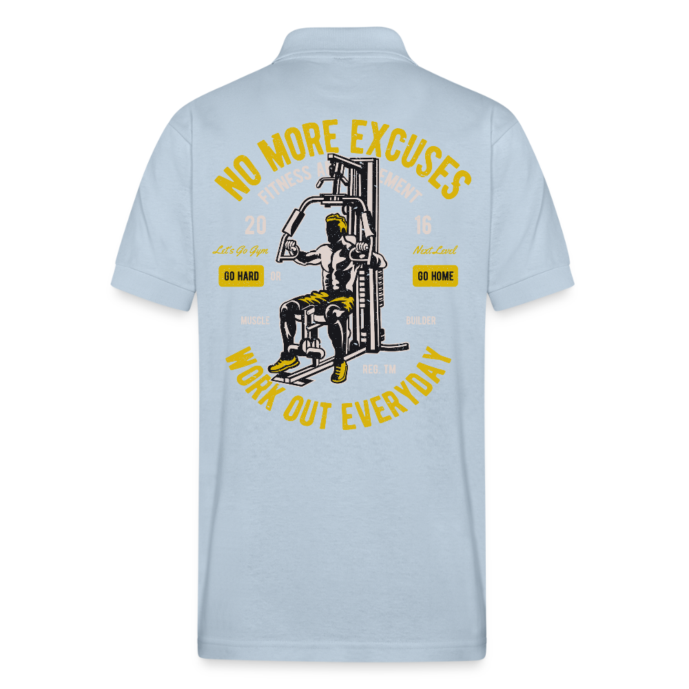 NO PAIN NO GAIN - light blue