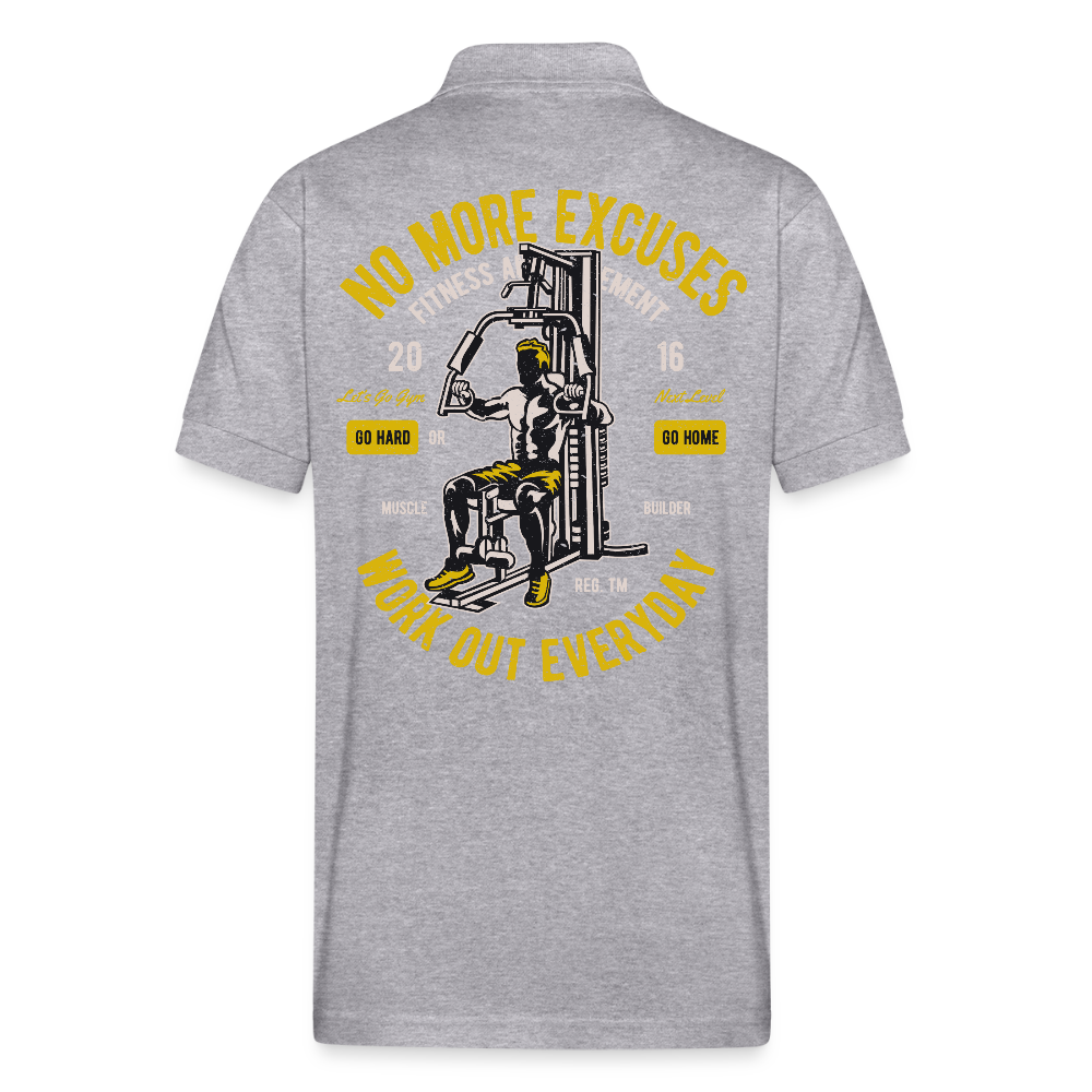NO PAIN NO GAIN - heather gray