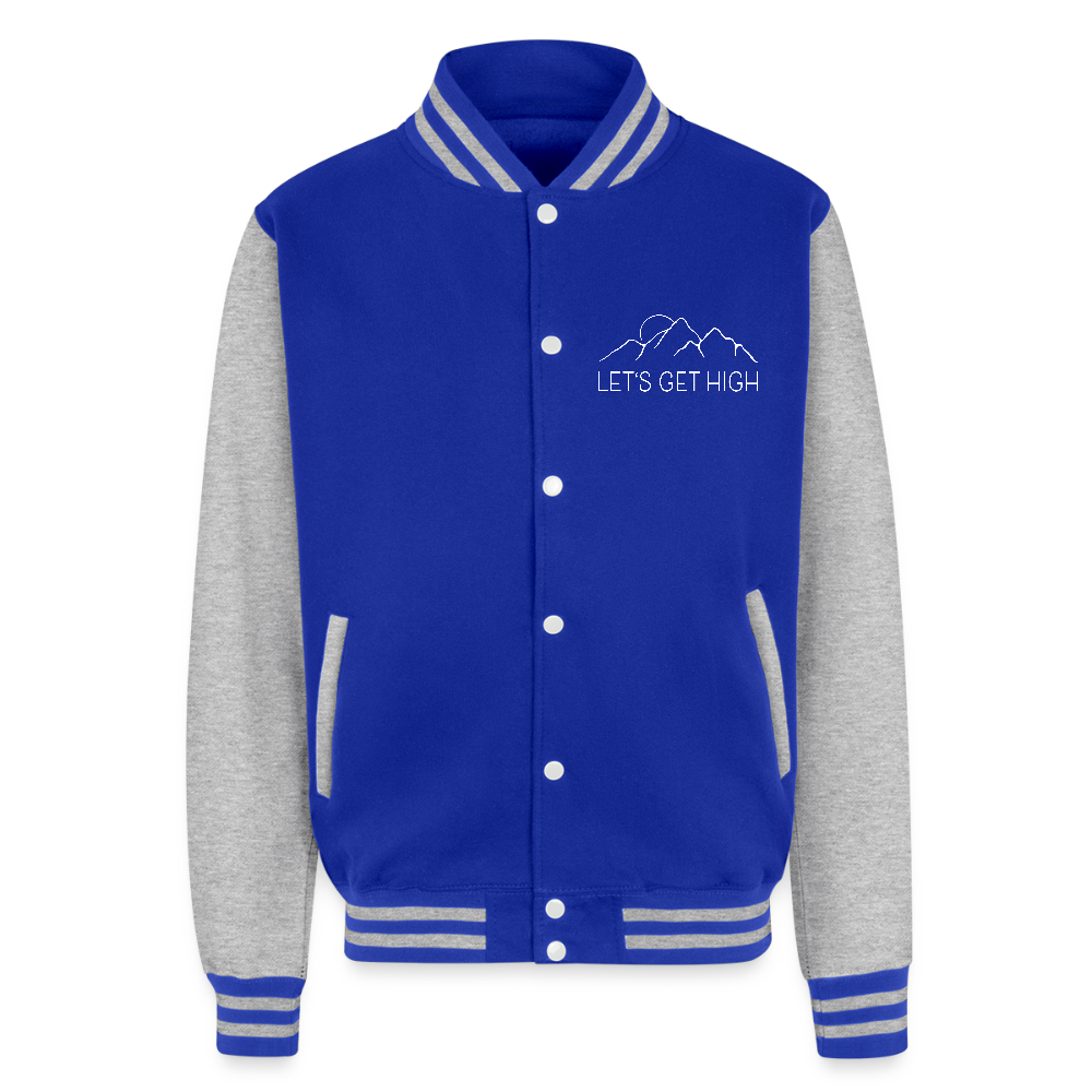 good vibes - royal/heather grey