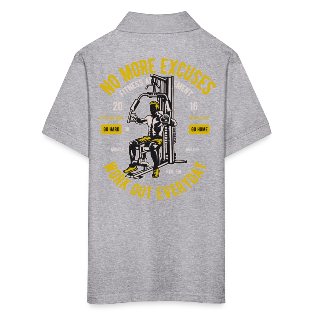 NO PAIN NO GAIN - heather gray