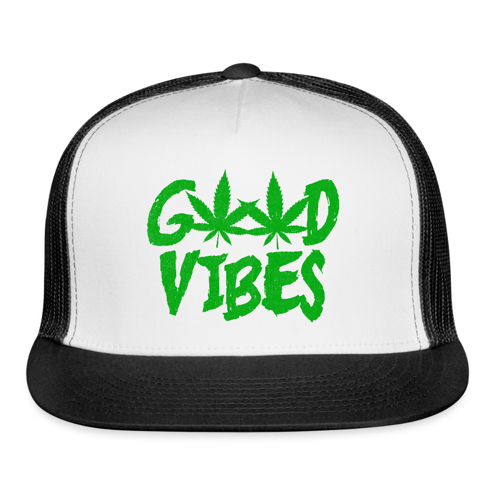 Good vibes - white/black