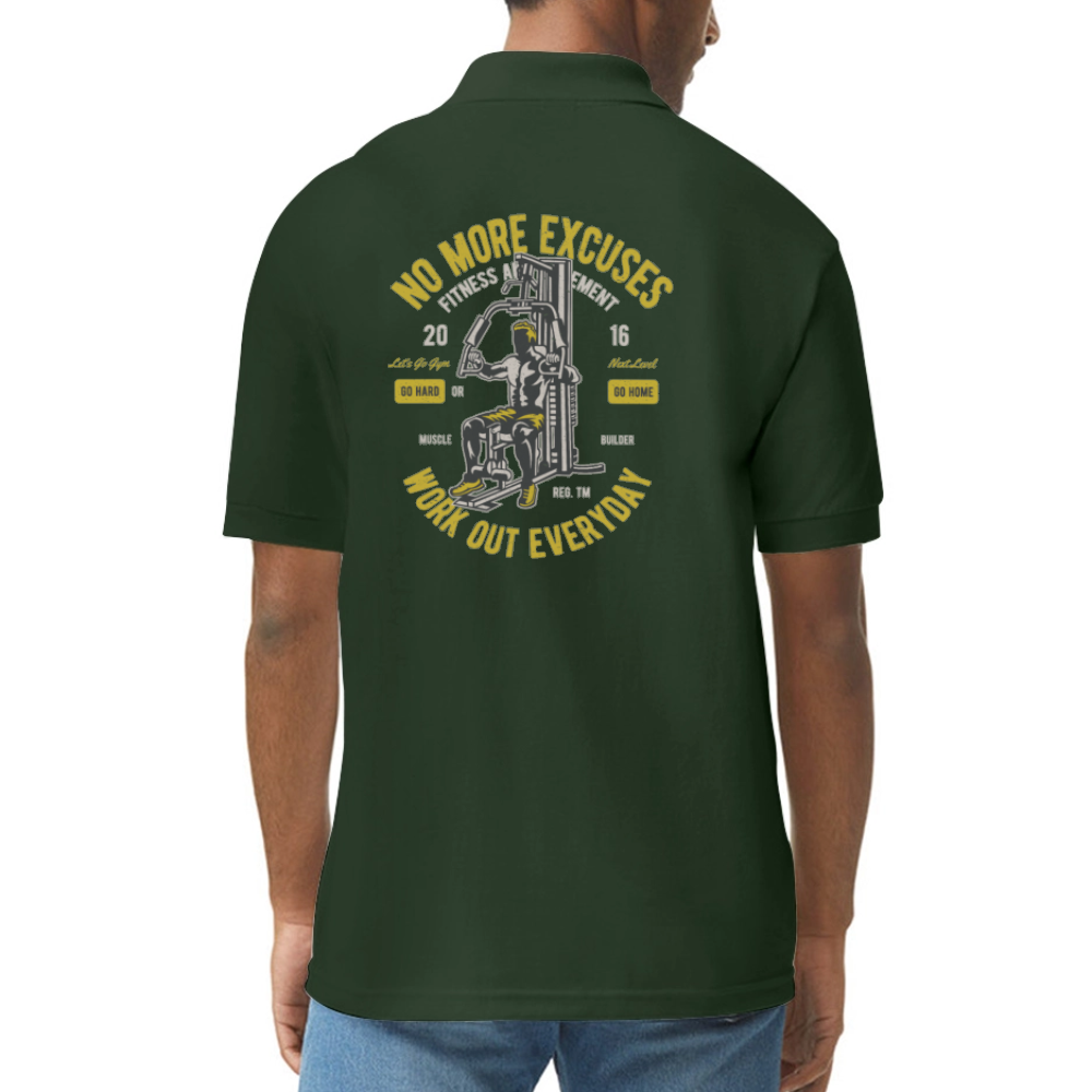 NO PAIN NO GAIN - forest green