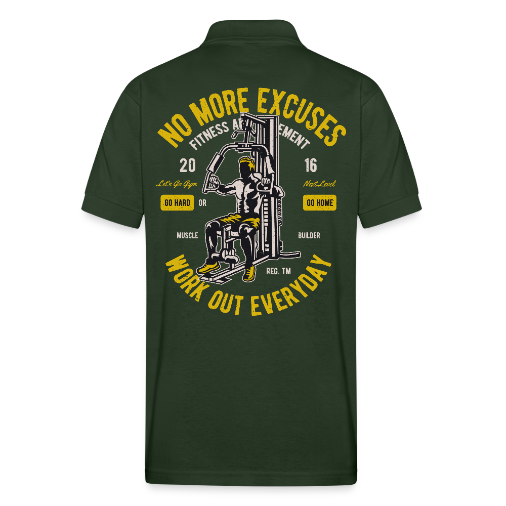 NO PAIN NO GAIN - forest green